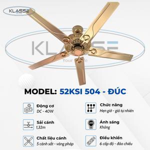 Quạt trần đèn AC 4 cánh 52KSI-504