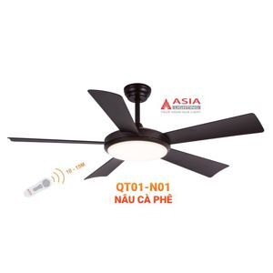 Quạt trần đèn Asia 5 cánh QT01-N-01