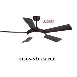 Quạt trần đèn Asia 5 cánh QT01-N-01