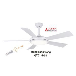 Quạt trần đèn Asia 5 cánh QT01-T-01