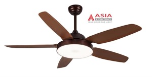 Quạt trần đèn Asia 5 cánh QT04-N-01