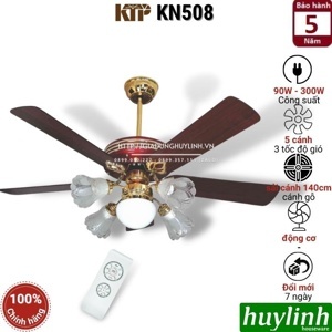 Quạt trần đèn Kim Thuận Phong 5 cánh KN508