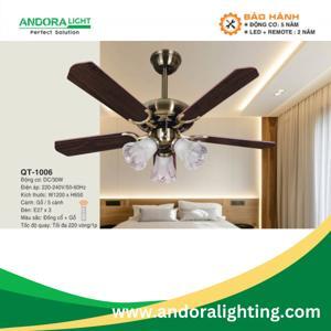 Quạt trần đèn Aurora Lighting 5 cánh  QT-1006