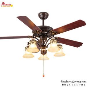 Quạt trần đèn Hufa 5 cánh ĐQ 67040