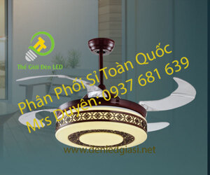 Quạt trần đèn Hufa 4 cánh ĐQ 8008