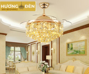 Quạt trần đèn Nữ Hoàng 4 cánh 1812-R6145