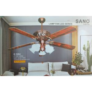 Quạt trần đèn 5 cánh Q 3264