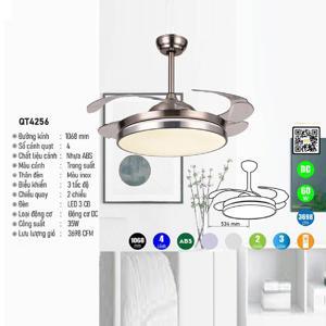 Quạt trần đèn 4 cánh QT.4256