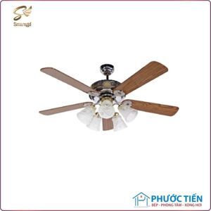 Quạt trần đèn Smaragd 5 cánh 52-025