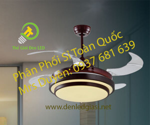 Quạt trần đèn 4 cánh DQ 8009