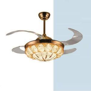 Quạt trần đèn trang trí 4 cánh DQ 8034