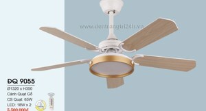 Quạt trần đèn 5 cánh DQ 9055