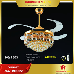 Quạt trần đèn 4 cánh DQ 9303