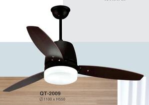 Quạt trần đèn 3 cánh QT-2009