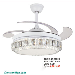 Quạt trần đèn 4 cánh JR20326