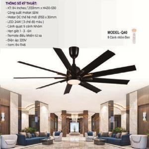 Quạt trần Vĩnh Thái Mountain Air 5 cánh  Q40 - 70W