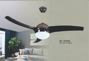 Quạt trần đèn 3 cánh QT-2056B