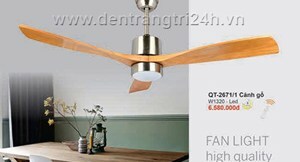 Quạt trần đèn 5 cánh QT 2671