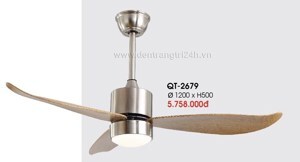 Quạt trần đèn 3 cánh QT-2679