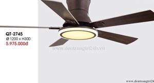 Quạt trần đèn 5 cánh QT-2745