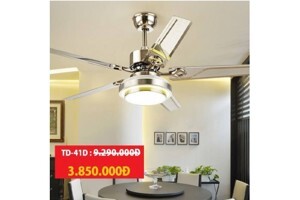 Quạt trần đèn 5 cánh TD-41D