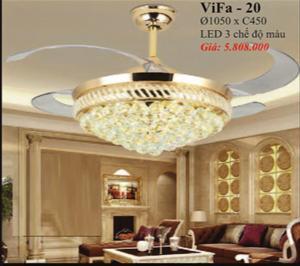Quạt trần đèn 4 cánh VIFA 20