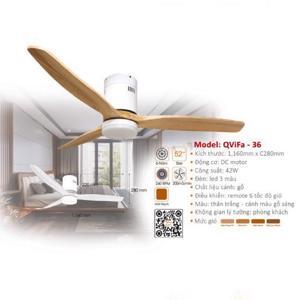 Quạt trần đèn trang trí ViFa-36