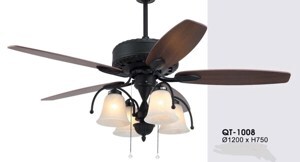 Quạt trần đèn Verona Lighting 5 cánh QT-1008