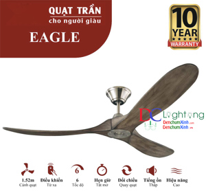 Quạt trần EAGLE 3 cánh 60