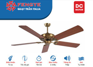Quạt trần Fengye 5 cánh FY504