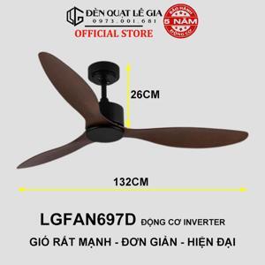 Quạt trần đèn 3 cánh LGFAN697D