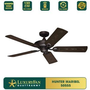 Quạt trần đèn Hunter Maribel 5 cánh 50555