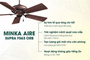 Quạt trần Minka Aire Supra 5 cánh F563-ORB