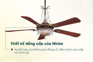 Quạt trần 5 cánh Minka Cristofano