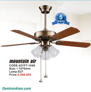 Quạt trần đèn Mountain Air 5 cánh 42YFT-1046