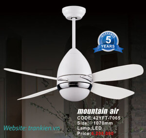 Quạt trần đèn mountain air 4 cánh 42YFT-7065