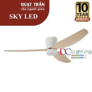 Quạt trần Royal 3 cánh Sky LED