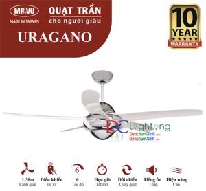 Quạt trần 5 cánh Royal Uragano