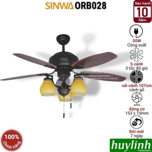 Quạt trần Sinwa ORB028