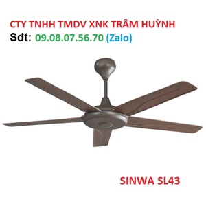 Quạt trần Sinwa 5 cánh SL43