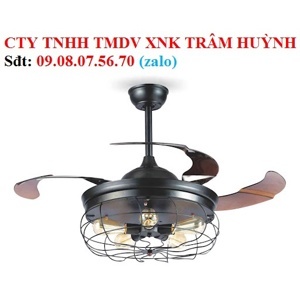 Quạt trần đèn Sinwa 4 cánh XD206