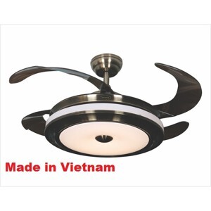 Quạt trần đèn Tuvaco 4 cánh C600T1-01