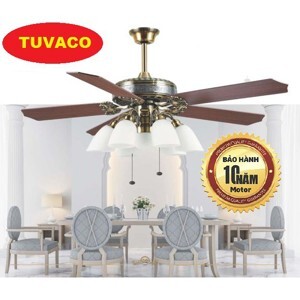 Quạt trần đèn Tuvaco 5 cánh H905-01