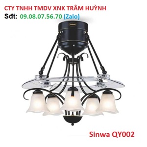 Quạt trần đèn sinwa 4 cánh qy 002