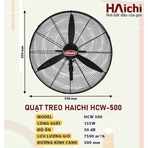 Quạt treo công nghiệp Haichi HCW500