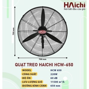 Quạt treo công nghiệp Haichi HCW650