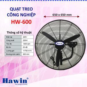 Quạt treo công nghiệp Hawin HW 600