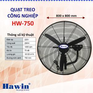 Quạt treo công nghiệp Hawin HW 750