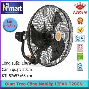 Quạt treo tường công nghiệp Lifan T20CN (T-20CN) - 100W