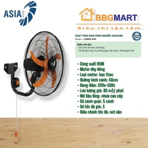 Quạt treo tường Asia L20002 - 80W
